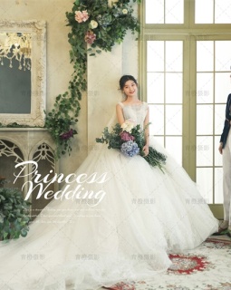 【内景】青橙摄影2020秋冬内景新样 “公主的婚礼” 韩式实景棚打造
