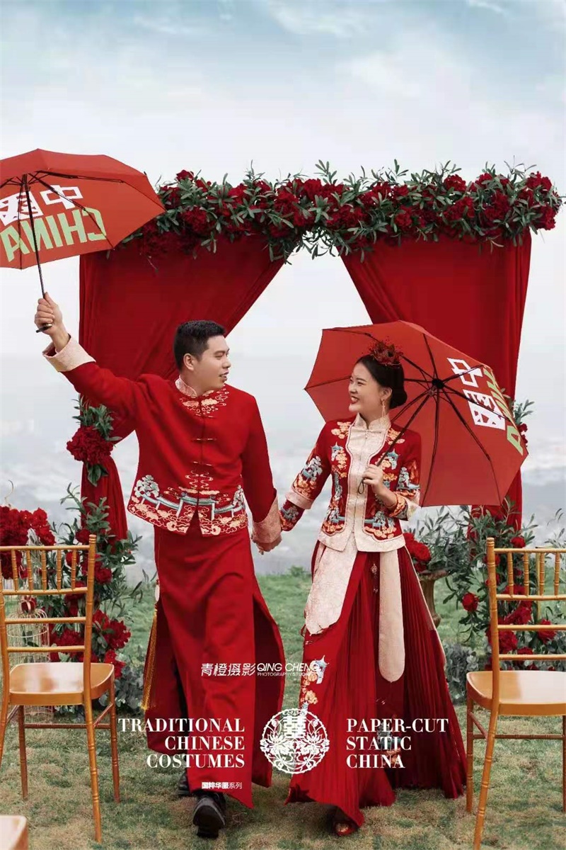 【外景】收下这份独属东方新娘的中国红