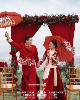 【外景】收下这份独属东方新娘的中国红