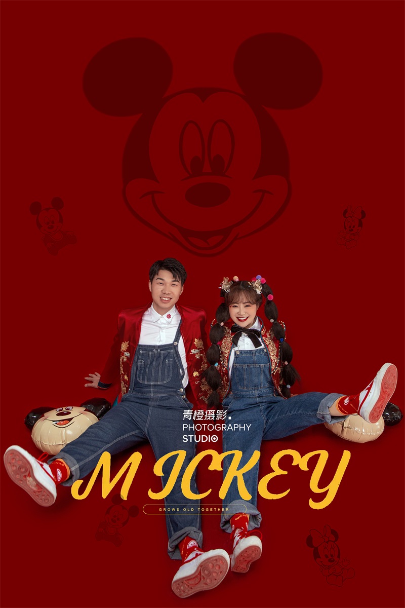 【内景】当迪士尼米老鼠遇上了中国时尚新中式 一起快乐无边 ✨ 不一样的秀禾服 