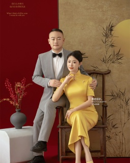 【内景】惊艳岁月的东方美人，新中式室内婚纱照