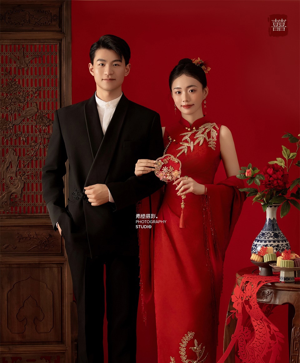 【内景】新中式喜嫁旗袍婚纱照 ｜气血全开