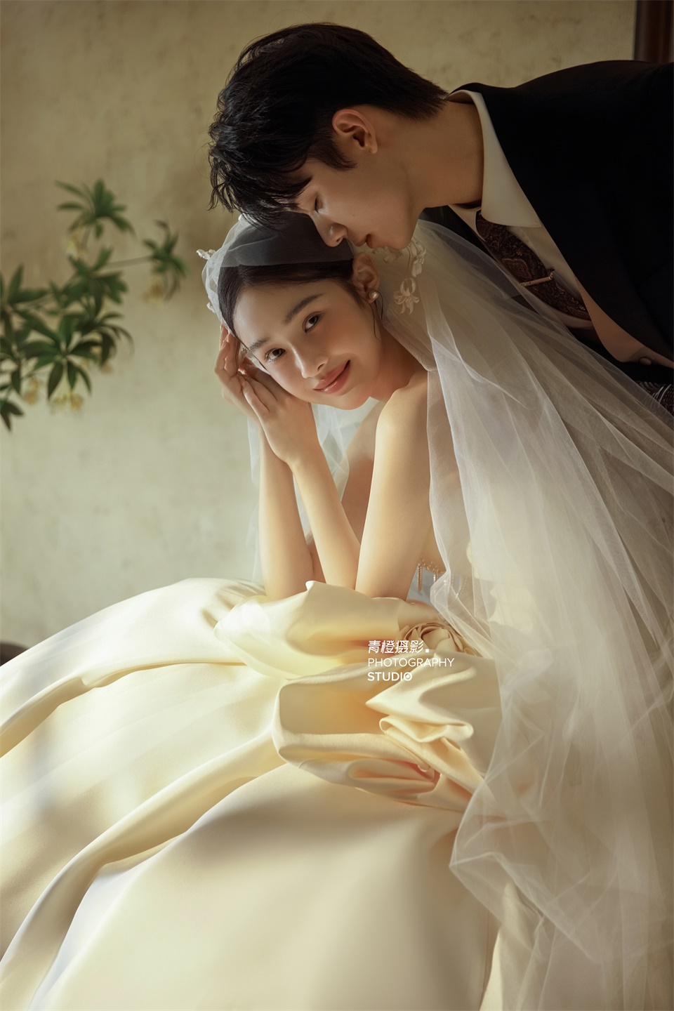 【内景】油画里的法式婚纱照，宛如上世纪的复古婚礼
