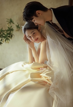 【内景】油画里的法式婚纱照，宛如上世纪的复古婚礼