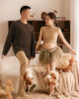 【内景】秋冬超有氛围感的韩杂风孕照