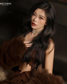 【内景】又被辣到了， 钓系·御姐，棕裙的吸引力 