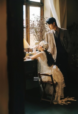 【外景】钟爱复古，被时光吻过的绝美氛围感婚纱照（2）