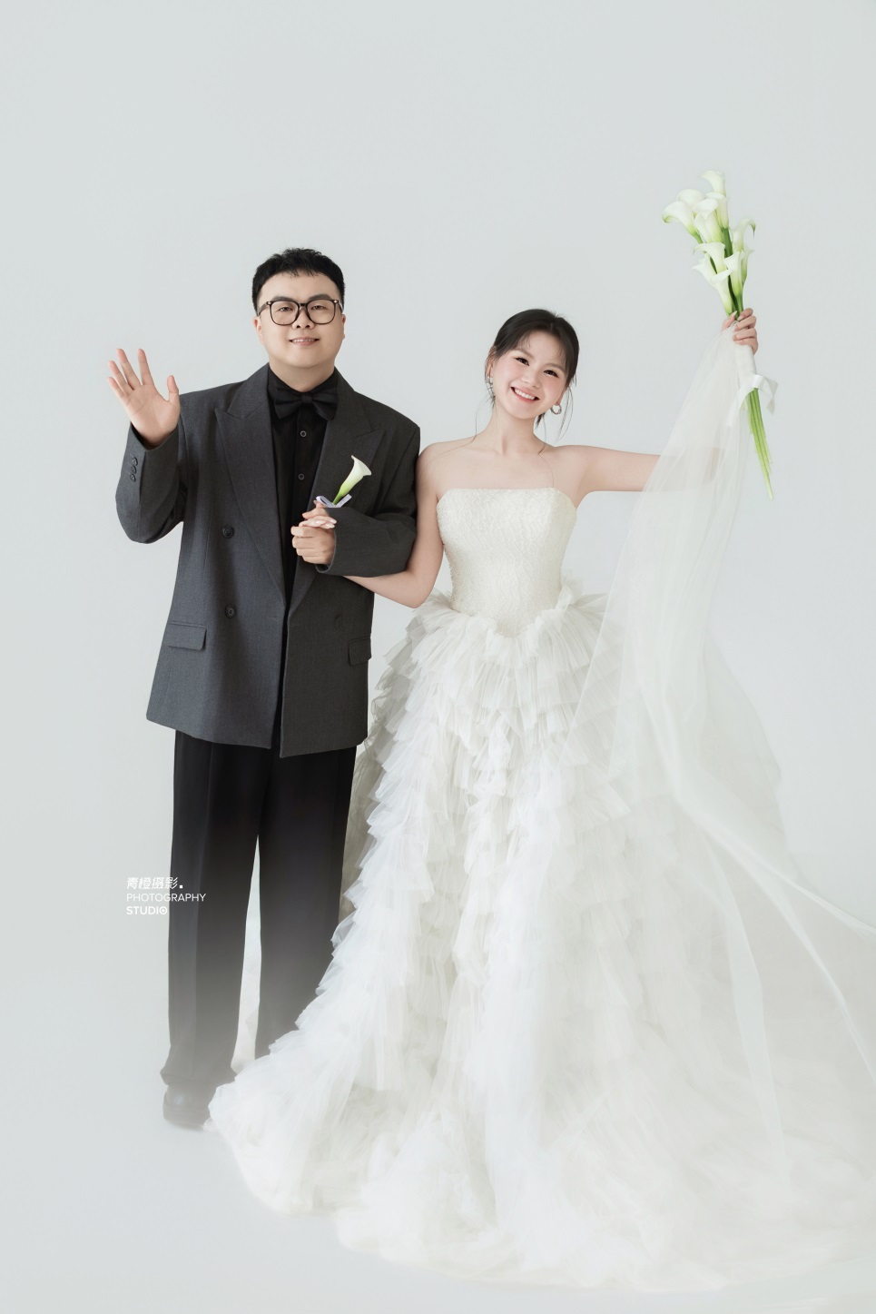 【内景】白月光即视感，干净治愈的纯白婚纱照太戳心